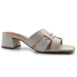 Tamanco de Couro Feminino Bottero Off White 356717
