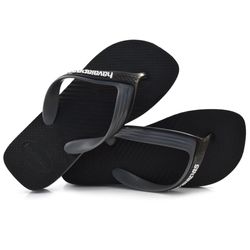Chinelo Masculino Havaianas Dual Preto 4145602