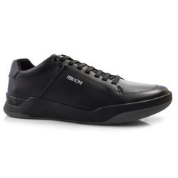 Sapatênis de Couro Masculino Ferracini Wind Preto 8762