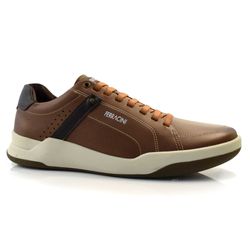 Sapatênis de Couro Masculino Ferracini Wind Marrom 8762