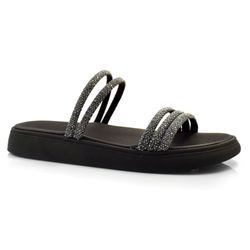Sandália Flat Feminina Moleca Preto 5469.135.28275
