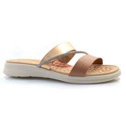 Sandália Flat Feminina Modare Ouro Rosê 7174.115.28032