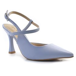 Scarpin Slingback Feminino Ramarim Azul 2418233