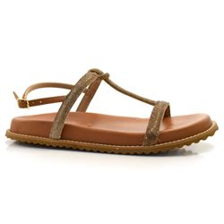Sandália Flat Feminina Cazzualen Marrom 10300-24052