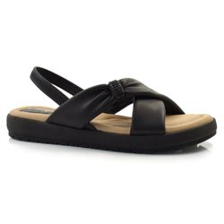 Sandália Flat Feminina Campesí Preto CP181