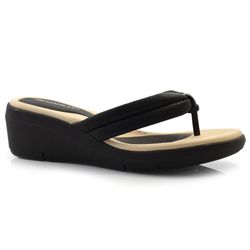 Tamanco Anabela Feminino Piccadilly Preto 540356