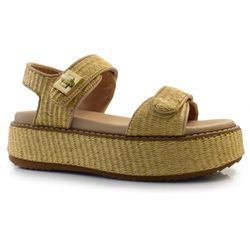 Papete Flat Feminina Suzzara Bege 698-634182