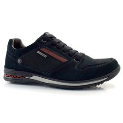 Sapatênis Masculino de Couro Pegada Azul 114856