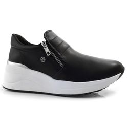 Tênis Casual Feminino Via Marte Preto 081-010-02