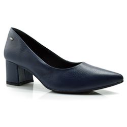 Scarpin em Couro Feminino Dakota Azul G5181