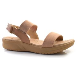 Papete Flat Feminina Softli Bege 10009.10042