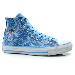 Tênis de Cano Alto Feminino Converse Stitch Original Azul CK13030001