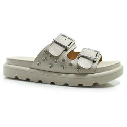 Sandália Flat Feminina Vizzano Off White 6510.109.28918