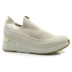 Tênis Anabela Casual Feminino Modare Creme 7394.102.27866