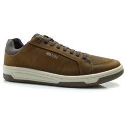 Sapatênis Masculino de Couro Ferracini Vox Marrom 8050