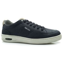 Sapatênis de Couro Masculino Ferracini New Blandy Azul 2630