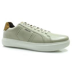Tênis Masculino de Couro Ferracini Marvin Creme 7316