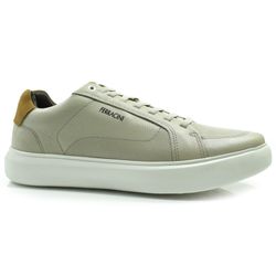 Tênis Masculino de Couro Ferracini Marvin Creme 7318