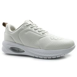 Tênis de Couro Feminino Usaflex Branco AL3601