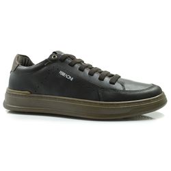 Tênis Masculino de Couro Ferracini Gold Preto 2074