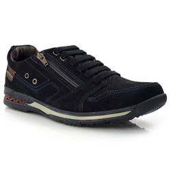 Sapatênis Masculino de Couro Pegada Azul 114858