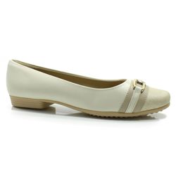 Sapatilha Feminina Piccadilly Off White 250235