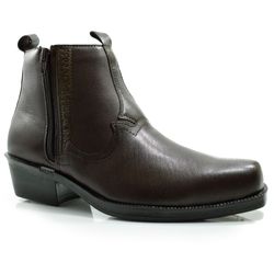 Bota Masculina Ferracini de Couro New Country Marrom 8907