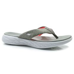 Chinelo Feminino Skechers On The Go Cinza 15304BR