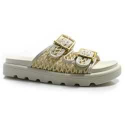 Sandália Flat Feminina Vizzano Off White 6510.114.29542