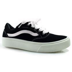 Tênis Casual Feminino Quiz Preto 69-1884-55