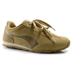 Tênis Casual Feminino Quiz Bege 69-1860-14
