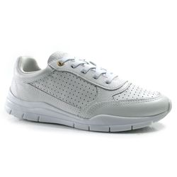 Tênis de Couro Feminino Comfortflex Branco 2535303