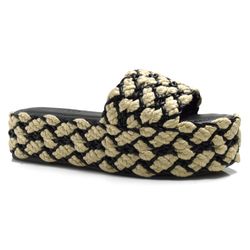Tamanco Plataforma Feminino Suzzara Preto 768-634453