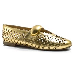 Sapatilha Mary Jane Feminina Suzzara Dourado 4366-11101