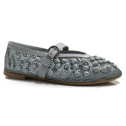 Sapatilha Mary Jane Feminina Suzzara Cinza 4366-11052