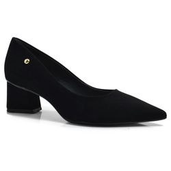 Scarpin de Salto Bloco Cazzualen Preto T3838-539
