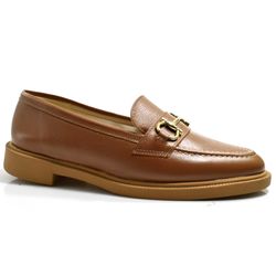 Mocassim de Couro Feminino Suzzara Marrom 4922-3195