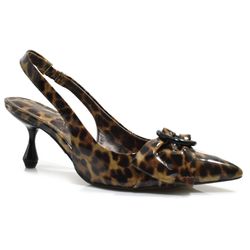 Scarpin Feminino Suzzara Onça 620-01