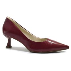Scarpin Feminino Cazzualen Bordô T3814-246