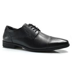 Sapato Social de Couro Ferracini London Preto 4460