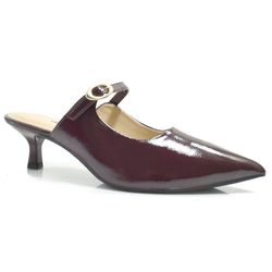 Mule de Salto Feminino Dakota Bordô D0091