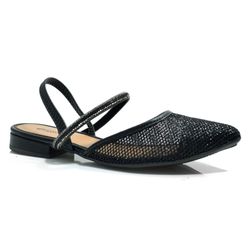 Sapatilha Slingback Feminina Mississipi Preto MB556