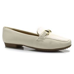 Mocassim Feminino Piccadilly Off White 250247