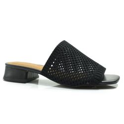 Tamanco de Salto Bloco Feminino Suzzara Preto 455058
