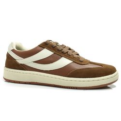 Tênis Casual Masculino Sound Marrom A362Z