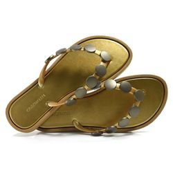 Chinelo Feminino Cazzualen Dourado CH-2102
