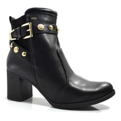 Ankle Boots de Salto Bloco Dakota Preto DA971