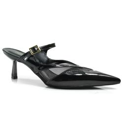 Mule de Salto Feminino Cazzualen Preto 1035-9140