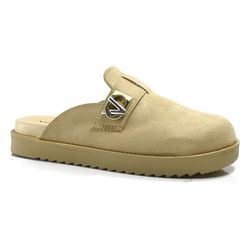 Mule Feminino Via Marte Bege 252-001-01