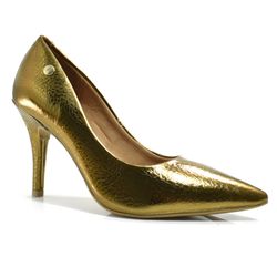 Scarpin Metalizado de Salto Vizzano Dourado 1184.1501.29229